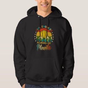 Bouwtechnicus Retro Planten  Bouwtechnicus Motor Hoodie