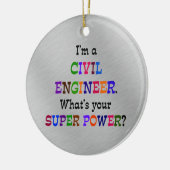Bouwtechnisch Ingenieur Superkracht Keramisch Ornament (Links)