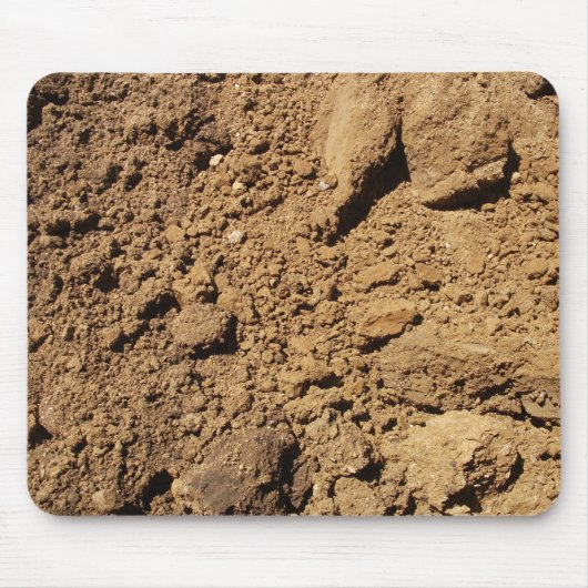 Bouwterrein Dirt Mousepad Muismat (Voorkant)