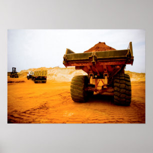 Bouwterrein, Luanda, provincie Luanda Poster