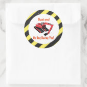 Bouwthema Ronde Sticker (Tas)