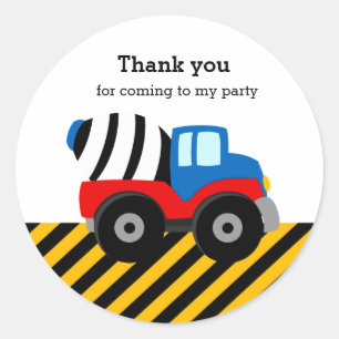 Bouwtraject Ronde Sticker