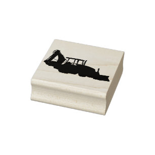 Bouwtrekker Rubberstempel