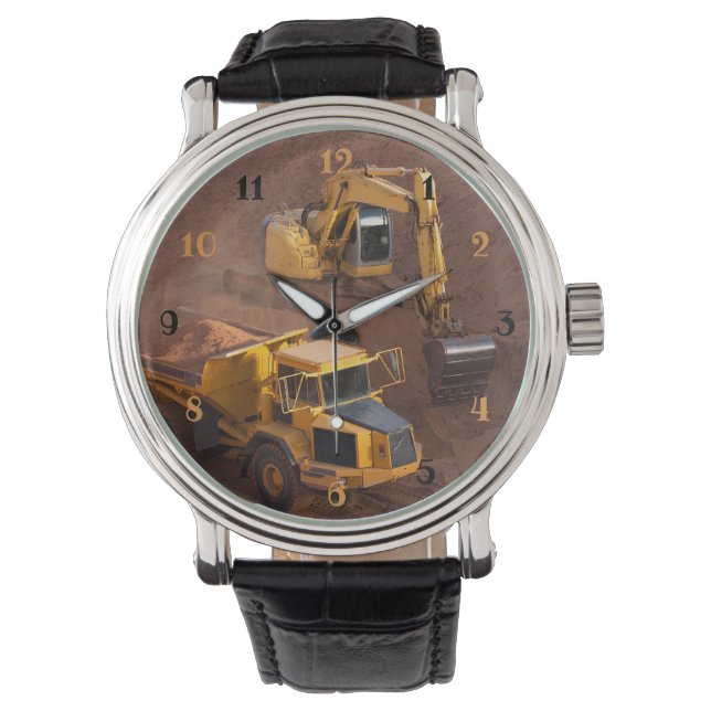 Bouwtrekkers Horloge (Voorkant)