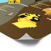 Bouwtrucks Site Thema Decoratie (Hoek)