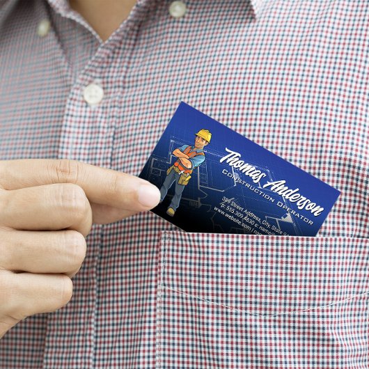 Bouwvakker | Bouwtekeningen Visitekaartje