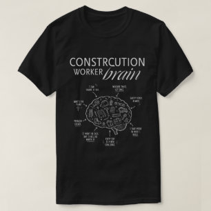 Bouwvakker Brein – Grappige Bouwer & Ambachtsliede T-shirt