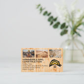 Bouwvakker | Dakdekker | Bouwer Visitekaartje (Staand voorkant)