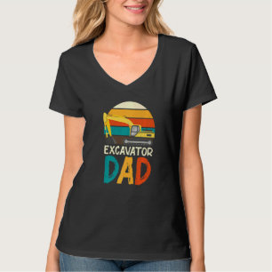 Bouwvakker Graafmachine Driver Graafmachine T-shirt