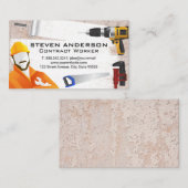 bouwvakker | Hardwaretools Visitekaartje (Voorkant / Achterkant)