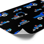 bouwvoertuig poster (Hoek)