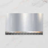 bouwvoertuig | Zware machines Logo Visitekaartje (Achterkant)