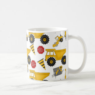 Bouwvoertuigen, 11 oz Classic White Mok