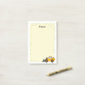 Bouwvrachtwagen Post it Notes Stationery (Op bureau)