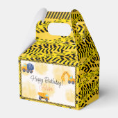 Bouwwagen Verjaardag Bedankdoosjes (Achterkant)