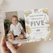 Bouwwagen VIJF 5e verjaardagsfeest Kaart