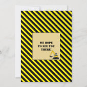 Bouwwagens | Boys Thmed Birthday Party Kaart (Achterkant)