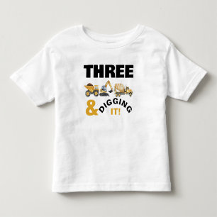 Bouwwagens Graven het Verjaardag Kinder Shirts