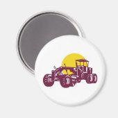 bouwweg grader magneet (Voorkant / Achterkant)