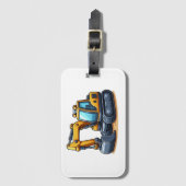 Bouwwerk/Graafmachine Bagagelabel (Voorkant (verticaal))