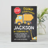 Bouwwerk Krijtbord Geboorteadvertentie Kaart (Staand voorkant)