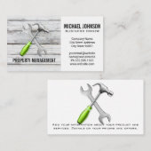 Bouwwerktuigen | Hardwarecarpentry Visitekaartje (Voorkant / Achterkant)