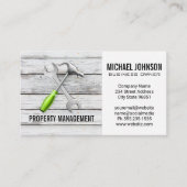 Bouwwerktuigen | Hardwarecarpentry Visitekaartje (Voorkant)