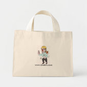 bouwzak mini tote bag (Voorkant)