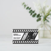 Bouwzone geïnspireerd visitekaartje (Staand voorkant)