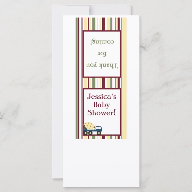 Bouwzone Lollipop Topper (Voorkant)