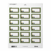 Bouwzone Mailingadres Etiket (Full Sheet)