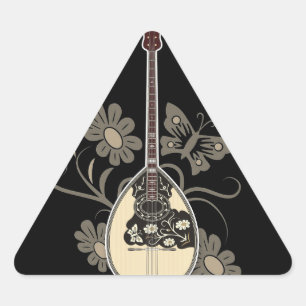 Bouzouki Driehoek Sticker
