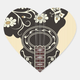 Bouzouki Hart Sticker