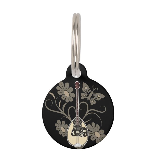 Bouzouki Huisdierpenning (Voorkant)