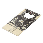 Bouzouki Kredietkaart Flessenopener (Voorkant Gekanteld)