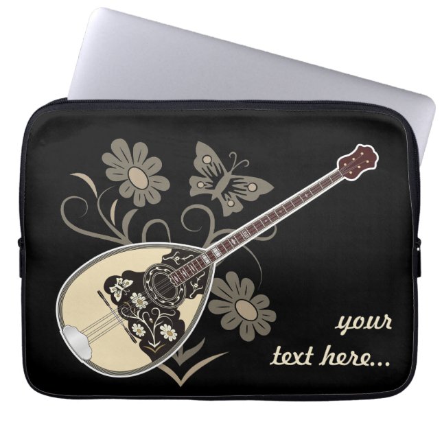 Bouzouki Laptop Sleeve (Voorkant)