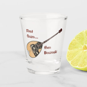 Bouzouki Ouzo Shot Glas