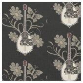 Bouzouki Pattern Stof (Close Up)