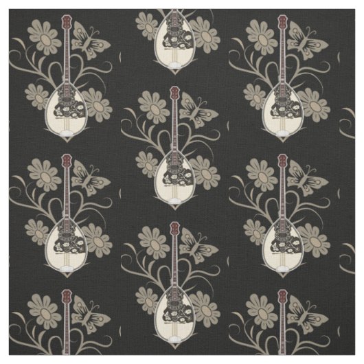 Bouzouki Pattern Stof (Swatch)