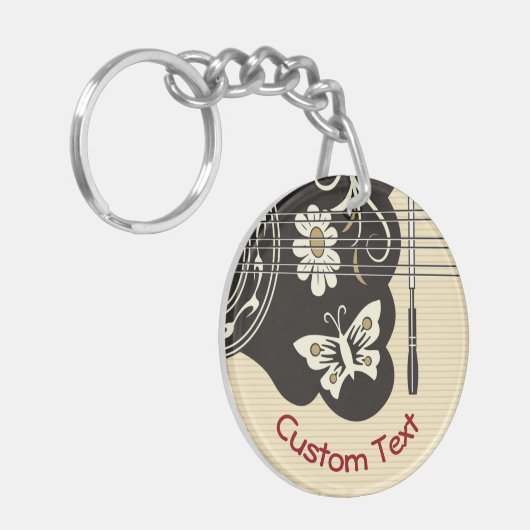 Bouzouki Sleutelhanger (Voorkant Links)