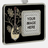 Bouzouki Verzilverd Kader Ornament (Rechts)