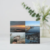 Bovallstrand 4-afbeelding briefkaart (geen tekst) (Staand voorkant)