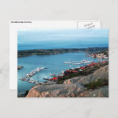 Bovallstrand harbour view briefkaart (Voorkant / Achterkant)