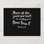 Boven alles beschermt u uw hartprotocol 423 briefkaart (Voorkant)