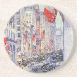 Boven de Avenue vanaf 34th Street, mei 1917 door H Zandsteen Onderzetter