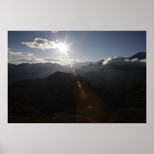 Boven de bergen poster (Voorkant)