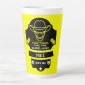 Boven de heuvel wordt het oud latte mok (Voorkant)