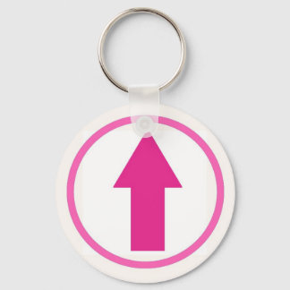 Boven de invloed - Roze Sleutelhanger