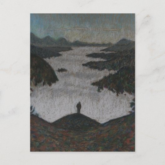 Boven de mist briefkaart (Voorkant)