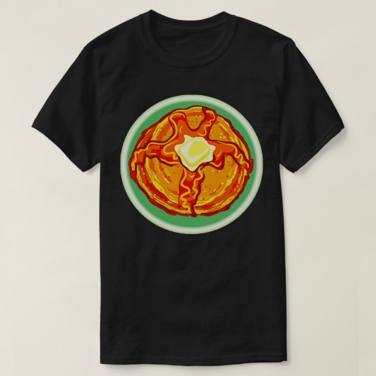 Boven de pannenkoeken t-shirt (Design voorkant)